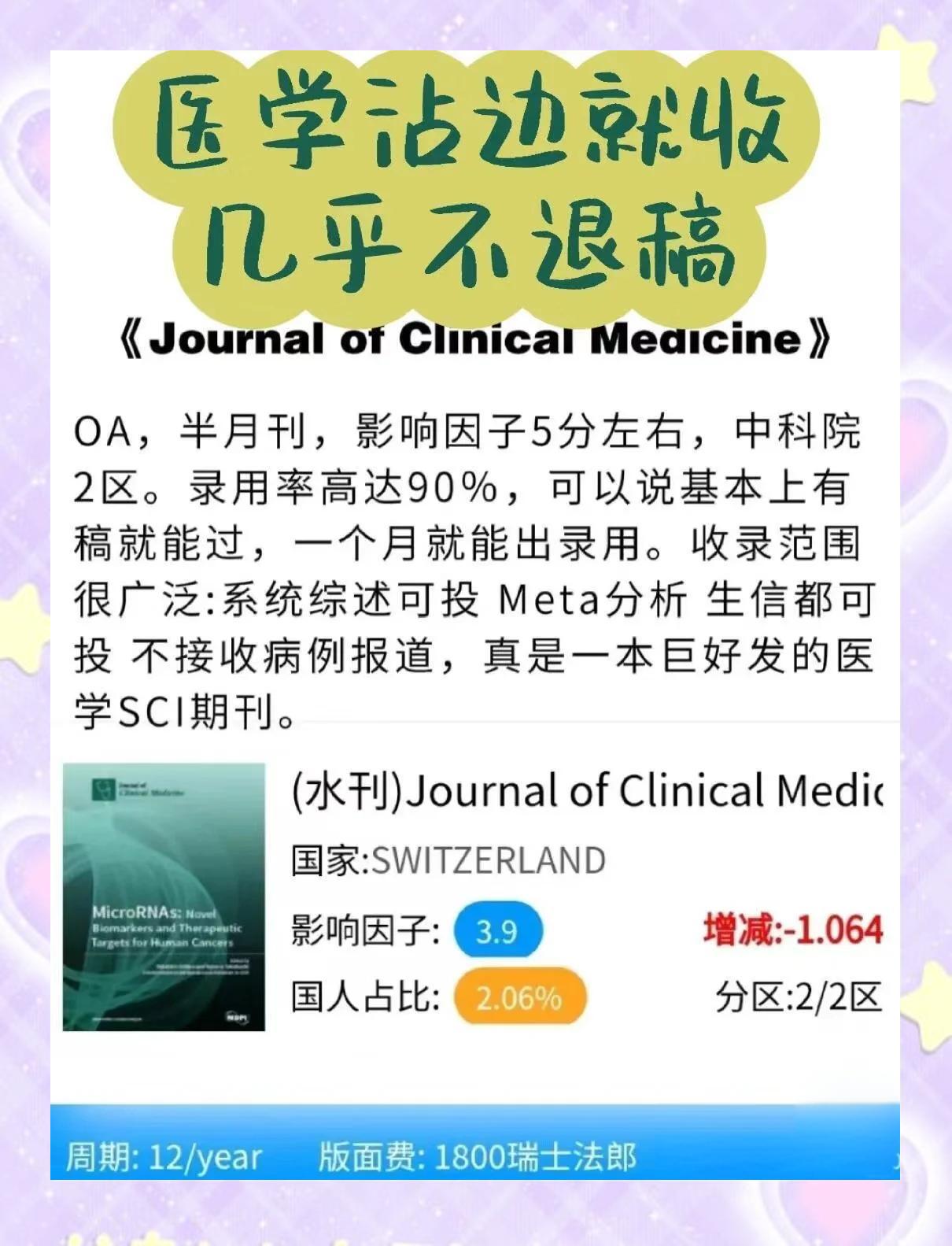 期刊影响因子多少算高
