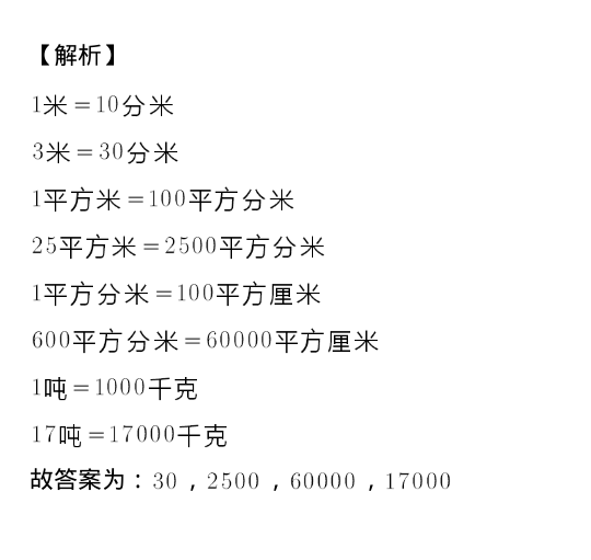 平方厘米和平方米的进率