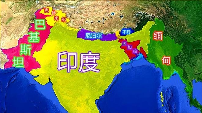 关于印度的地理位置介绍