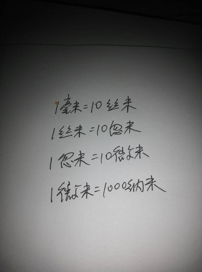 微米与毫米的关系是什么