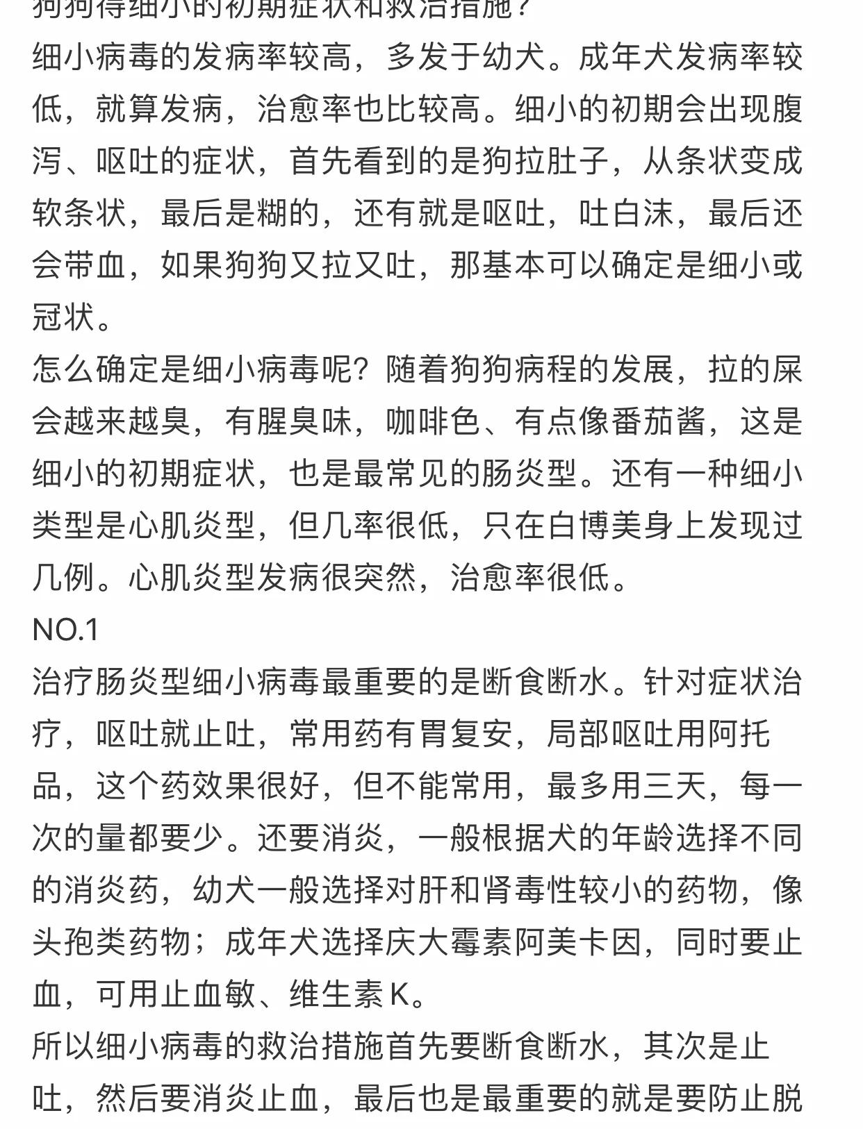 小狗细小病毒性肠炎怎么治疗