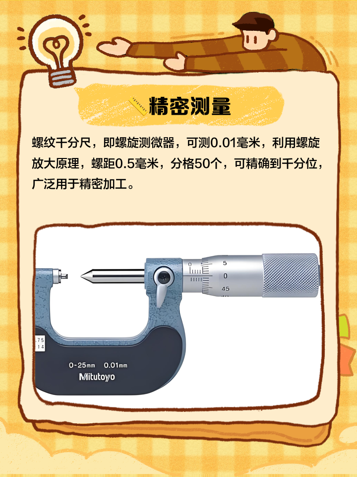 千分尺的精度为多少mm