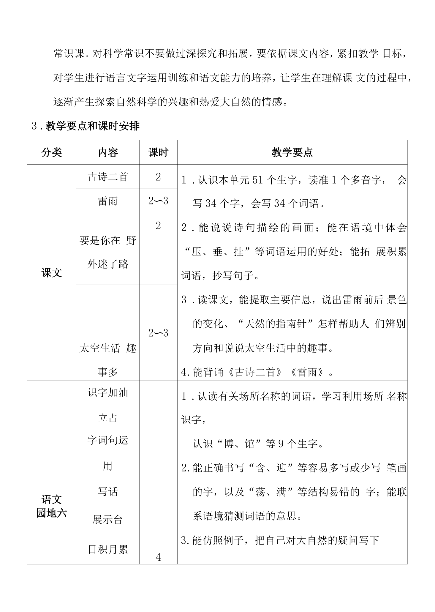二年级下册语文教学计划人教版